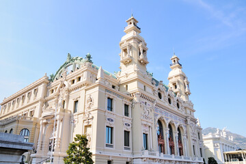 Fototapeta na wymiar The casino and the opera house of Monte Carlo. Monaco.