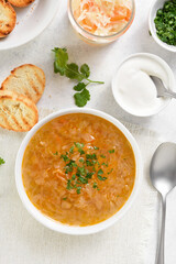 Cabbage (sauerkraut) soup