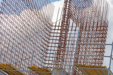 metal profile made of bonded reinforcing rod
