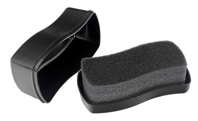 Shoe sponge insulated on white