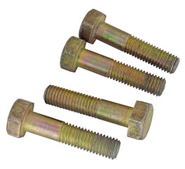  bolts isolated on a white background