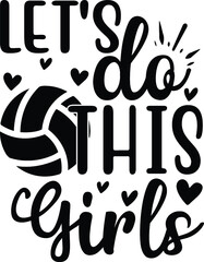 Let's do this girls vector arts 
