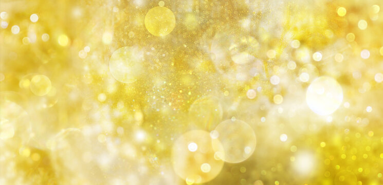 Ein funkelndes Feld kristallinen Lichts leuchtet hoffnungsvoll wie ein Symbol strahlender Erneuerung in einem goldenen Zeitalter und bietet viel Platz f&uuml;r individuellen Text und Design