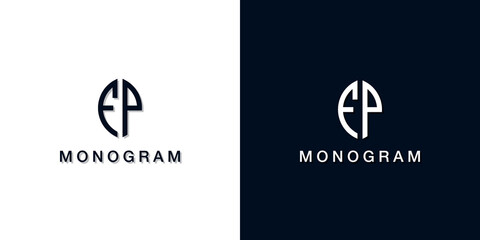 Leaf style initial letter FP monogram logo.