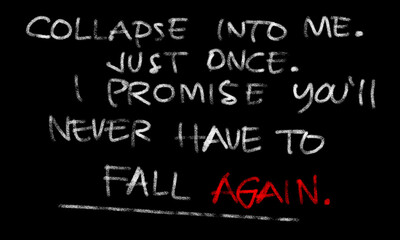 motivational words written by hand with basic colors black and white	
