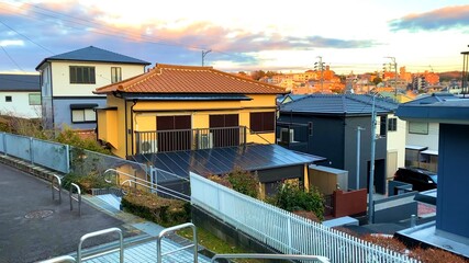 Beautiful Japanese neighborhoods are like fantasy