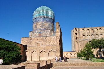 Mosques of Samarkand. Madrasah. Uzbekistan.