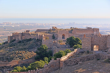 Naklejka premium Sagunto castle in Spain 