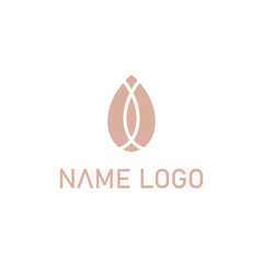 flower luxury Logo Design template