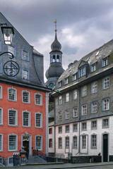 Fototapeta premium Square in Monschau, Germany