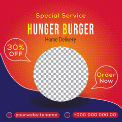 Restaurant Food Poster Template