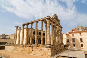 Roman temple of Diana in Merida