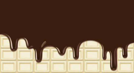 ホワイトチョコレート 板チョコ イラスト リアル バレンタイン 