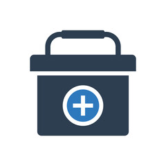 Obraz premium First Aid kit Icon - Medical Equipment Box Icon