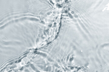 Texture of water on light background