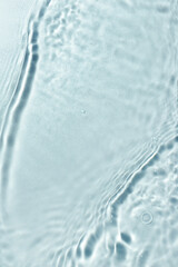 Texture of water on light background