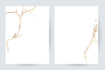 White quartz geode vector design frame. Stylish minimalist texture card - obrazy, fototapety, plakaty