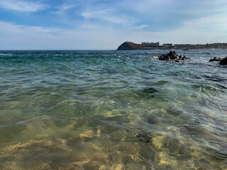 Ocean colors during the afternoon in Cabo San Lucas