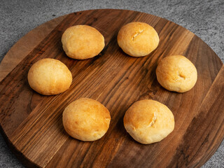 potatoes on a wooden board