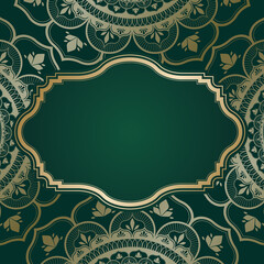 vector greeting design with the theme of the mosque and Islamic ornaments as a big day of Islam