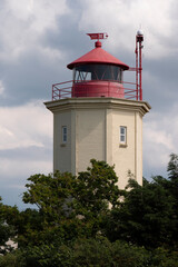 Fototapeta na wymiar Lighthouse Westermarkelsdorf, Island Fehmarn, Germany