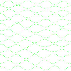 Seamless pattern, wave, brush art, illustration