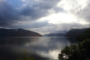 Norwegen - Sognefjord bei Fresvik / Norway - Sognefjorden near Fresvik /
