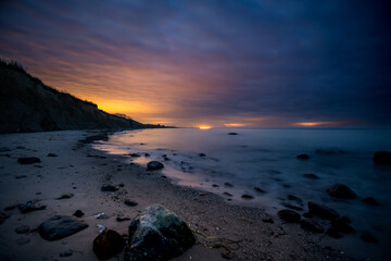 Fototapeta premium sunset at the beach