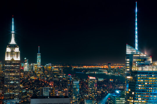 NYC cityscape from top of Rockafeller Center © David