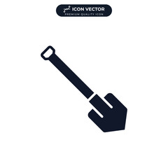 Shovel icon symbol template for graphic and web design collection logo vector illustration
