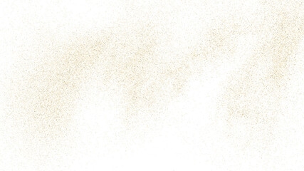 Gold Glitter Texture Isolated on White. Amber Particles Color. Celebratory Background. Golden Explosion of Confetti. Design Element. Digitally Generated Image. Vector Illustration, EPS 10.