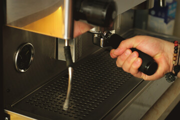 close up of a machine