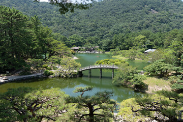 栗林公園（飛来峰）