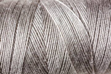 Grey sewing threads as background
