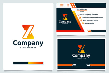 letter z,monogram, logo design and business card