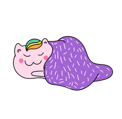 Cute unicorn concept