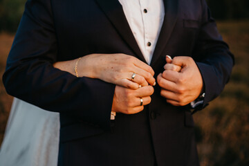 marriage, wedding rings, wife and husband