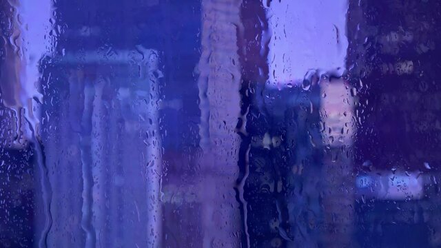 Rainy day in the city 