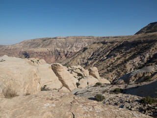 Fototapeta na wymiar Reserva natural de Dana, en Jordania, Oriente Medio, Asia