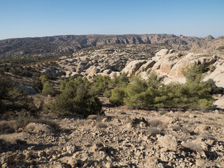 Reserva natural de Dana, en Jordania, Oriente Medio, Asia