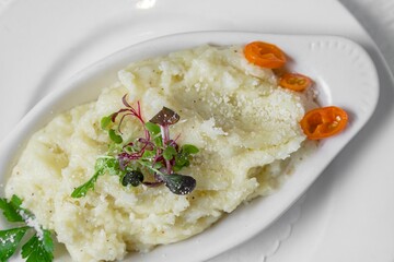 Food at an Italian restaurant