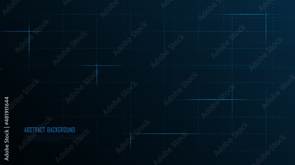 Wall mural technology background hi-tech communication concept innovation abstract background vector illustrati