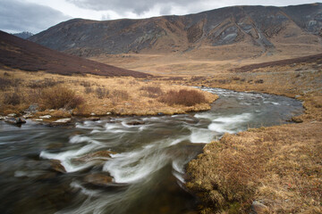 Dgazator river in Altay mountains 