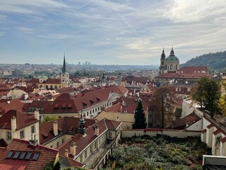 Fototapeta na wymiar Prague Landscape Czech Republic Culture