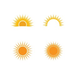 Fototapeta premium sun illustration logo