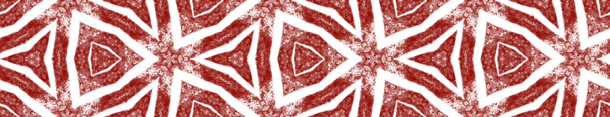 Striped hand drawn seamless pattern. Maroon