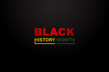 Black History Month Background Event