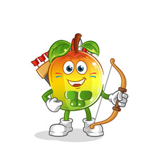 mango native american tribe. cartoon mascot vector