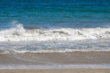 waves on the beach