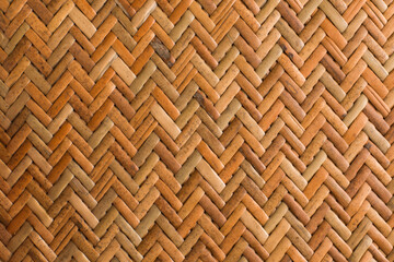 Wicker aged wood texture as background, backdrop